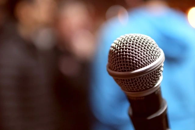 WizTick voice grocery list microphone image